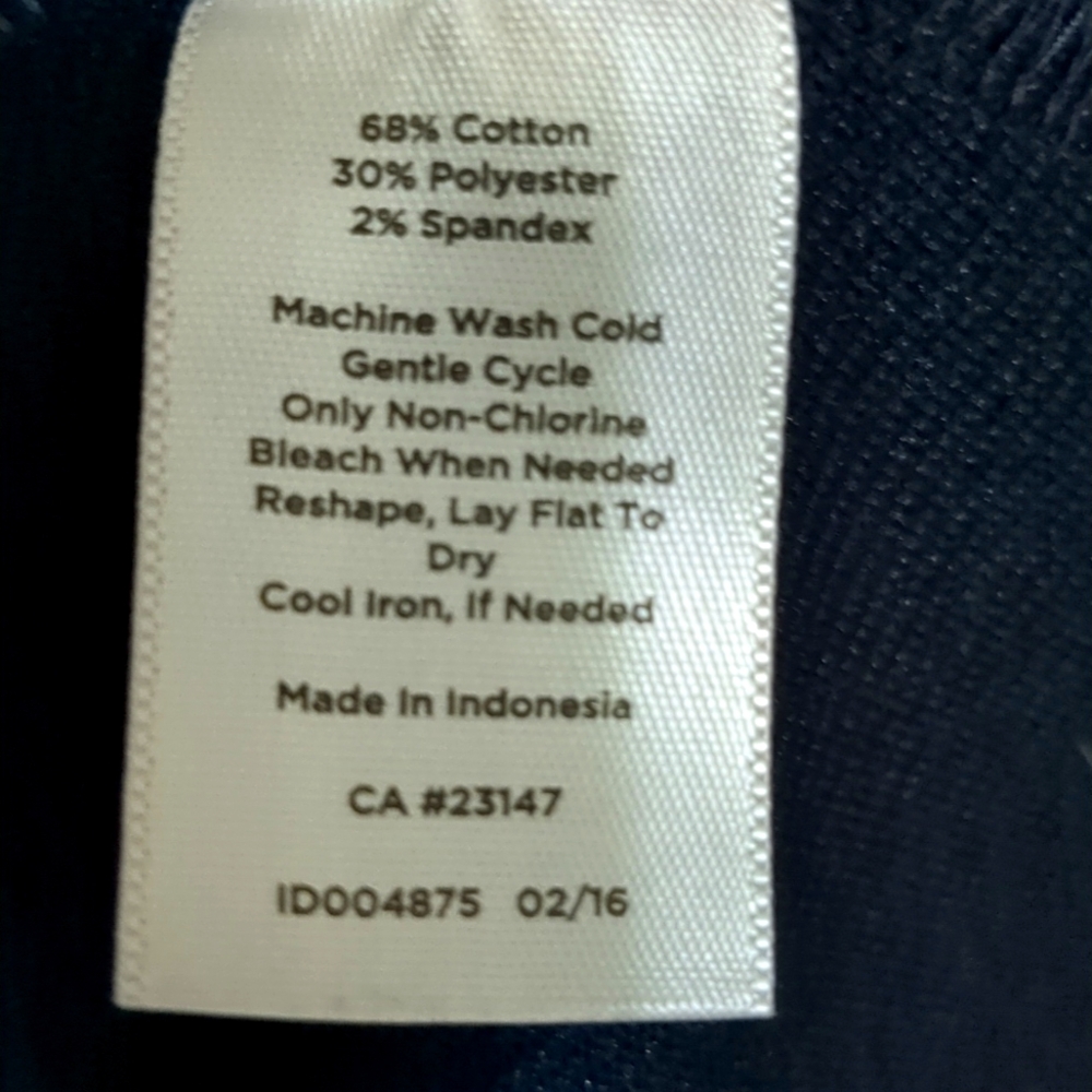 Talbots Navy Blue Dress Size 2X - Picture 6 of 6